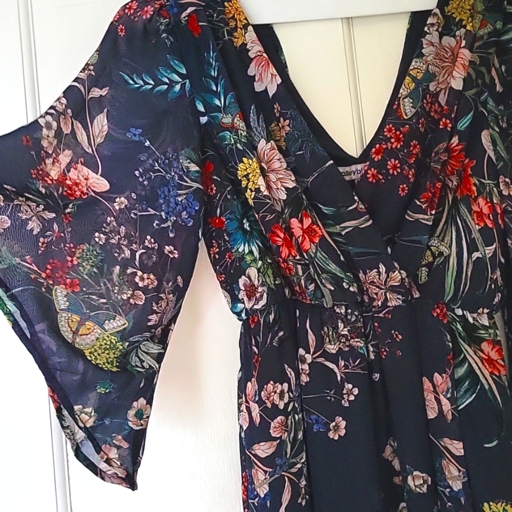 Flowy garden maxi dress